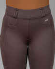 Schockemohle Dorina Ladies Full Grip Riding Tights, Mocca