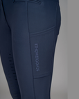 Schockemohle SpGrace Ladies Full Grip Winter Breeches, Dark Navy