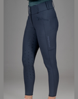 Schockemohle SpGrace Ladies Full Grip Winter Breeches, Dark Navy