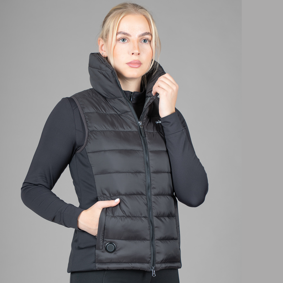 Schockemohle SpMona Ladies Heated Vest, Black
