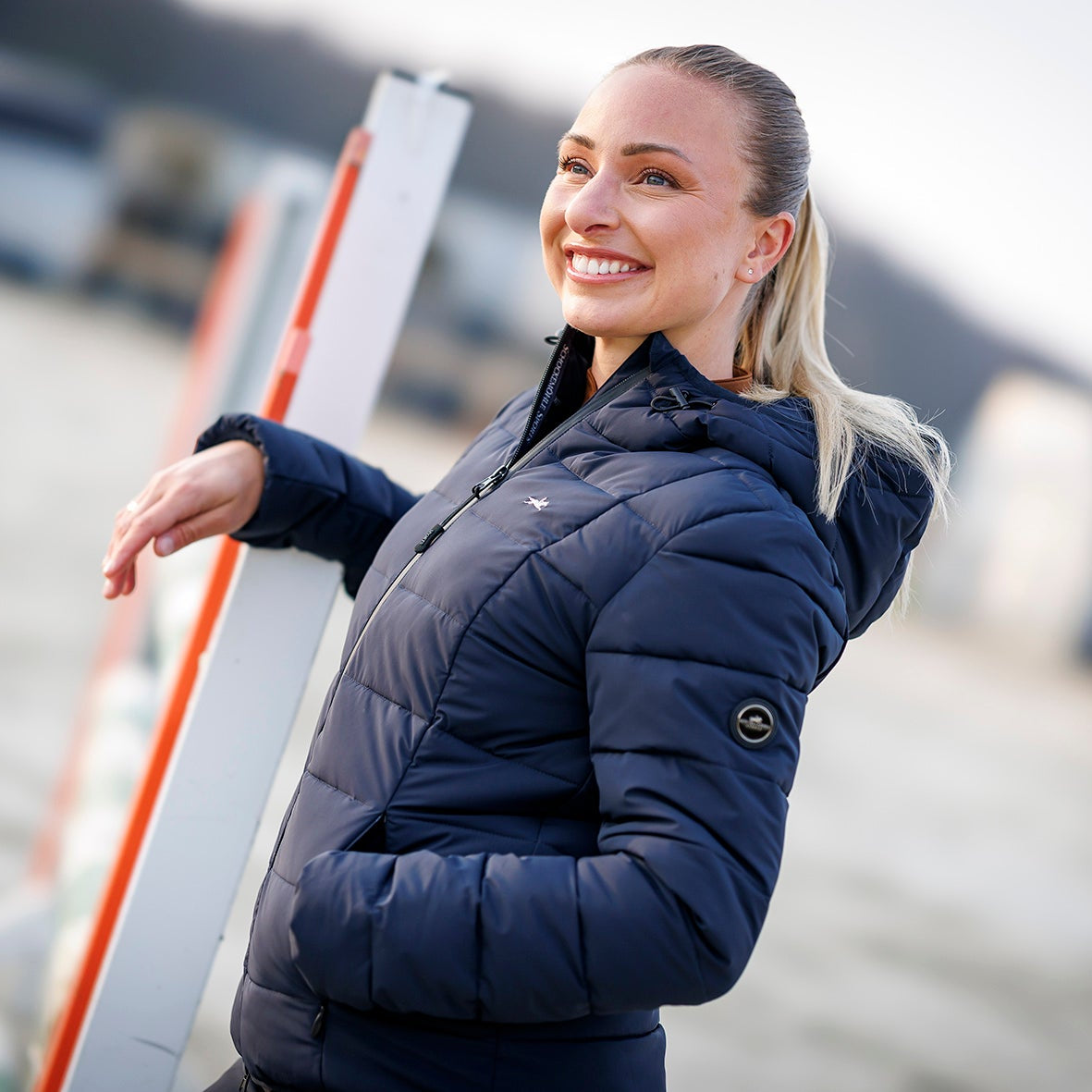 Schockemohle SpLaureen Ladies Quilted Jacket, Deep Night
