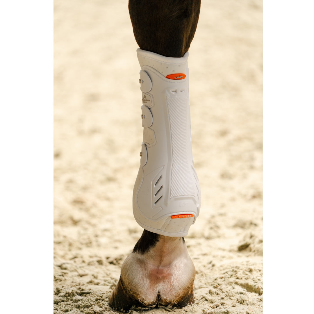 Schockemohle Air Flow Dressage Front Boots, White