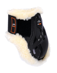 Schockemohle Air Flow Champion Fetlock Boots with Fur, Black