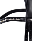 Schockemohle Brantford Anatomical Bridle, Black/Silver