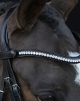 Schockemohle Charleston Bridle, Black/Silver