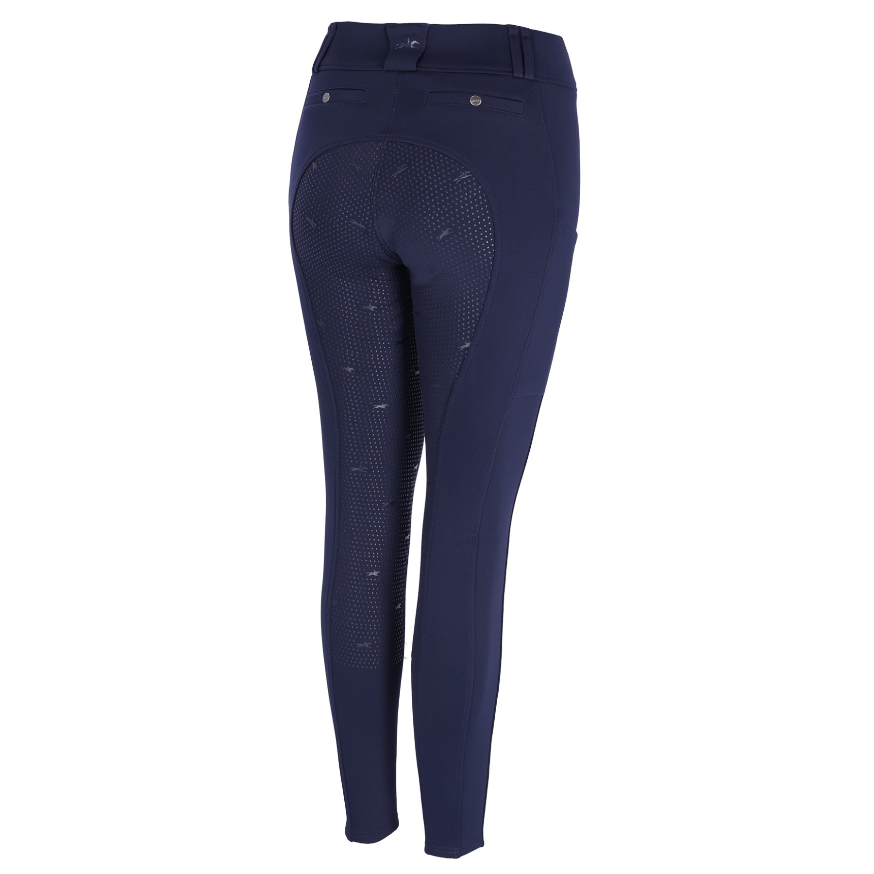 Schockemohle Dorina Ladies Full Grip Riding Tights, Dark Navy