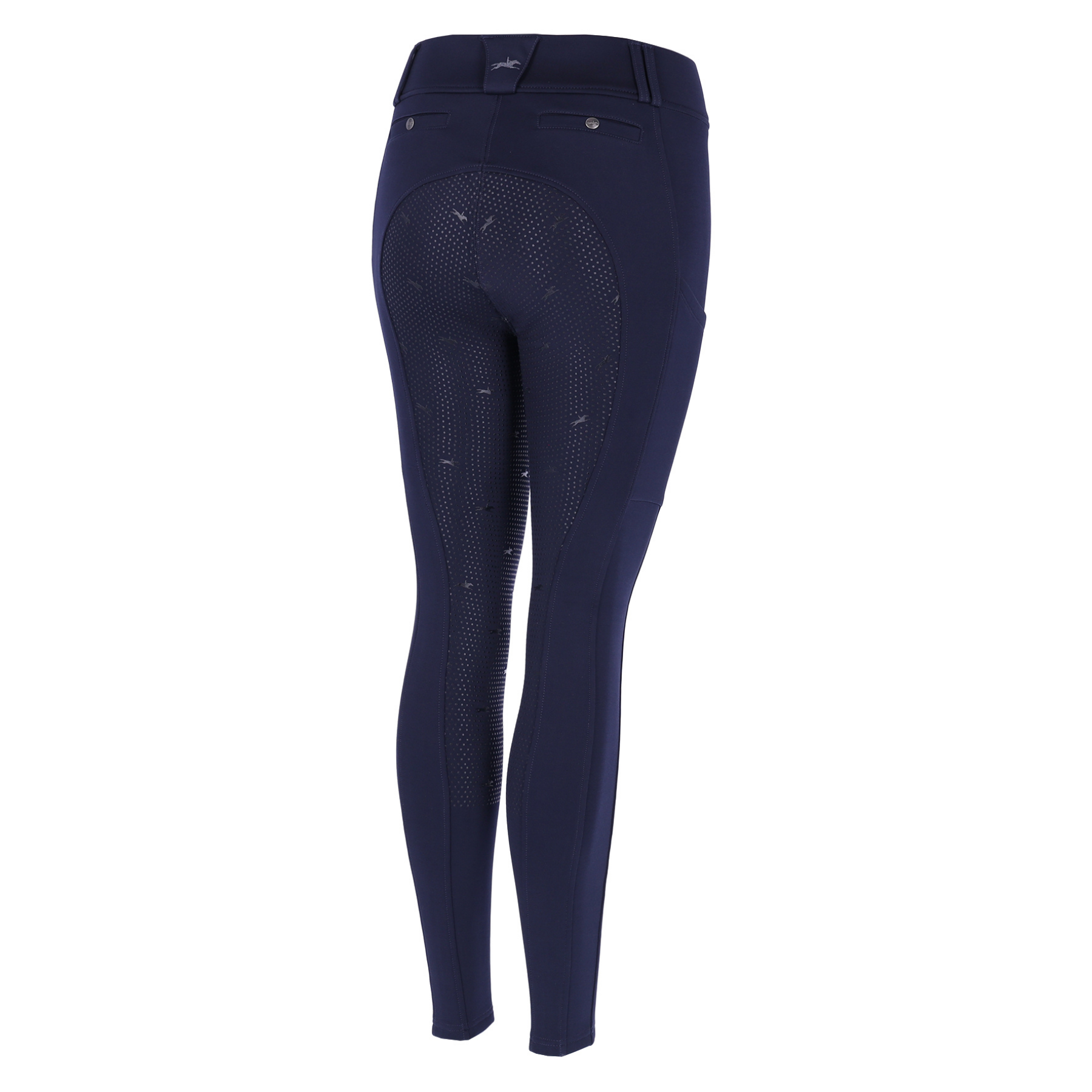 Schockemohle Dorina Ladies Full Grip Riding Tights, Dark Navy