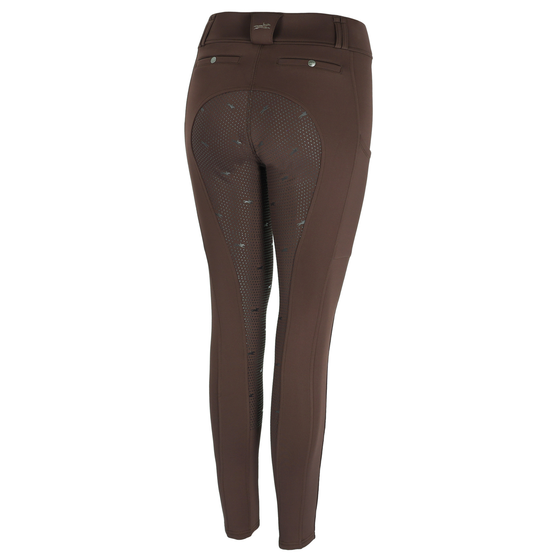 Schockemohle Dorina Ladies Full Grip Riding Tights, Mocca