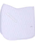 Schockemohle Energy Dressage Saddle Pad, White/Crystal