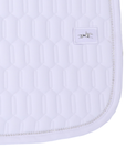 Schockemohle Energy Dressage Saddle Pad, White/Crystal