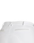 Schockemohle Livia Ladies Knee Grip, Mid Rise Breeches, White