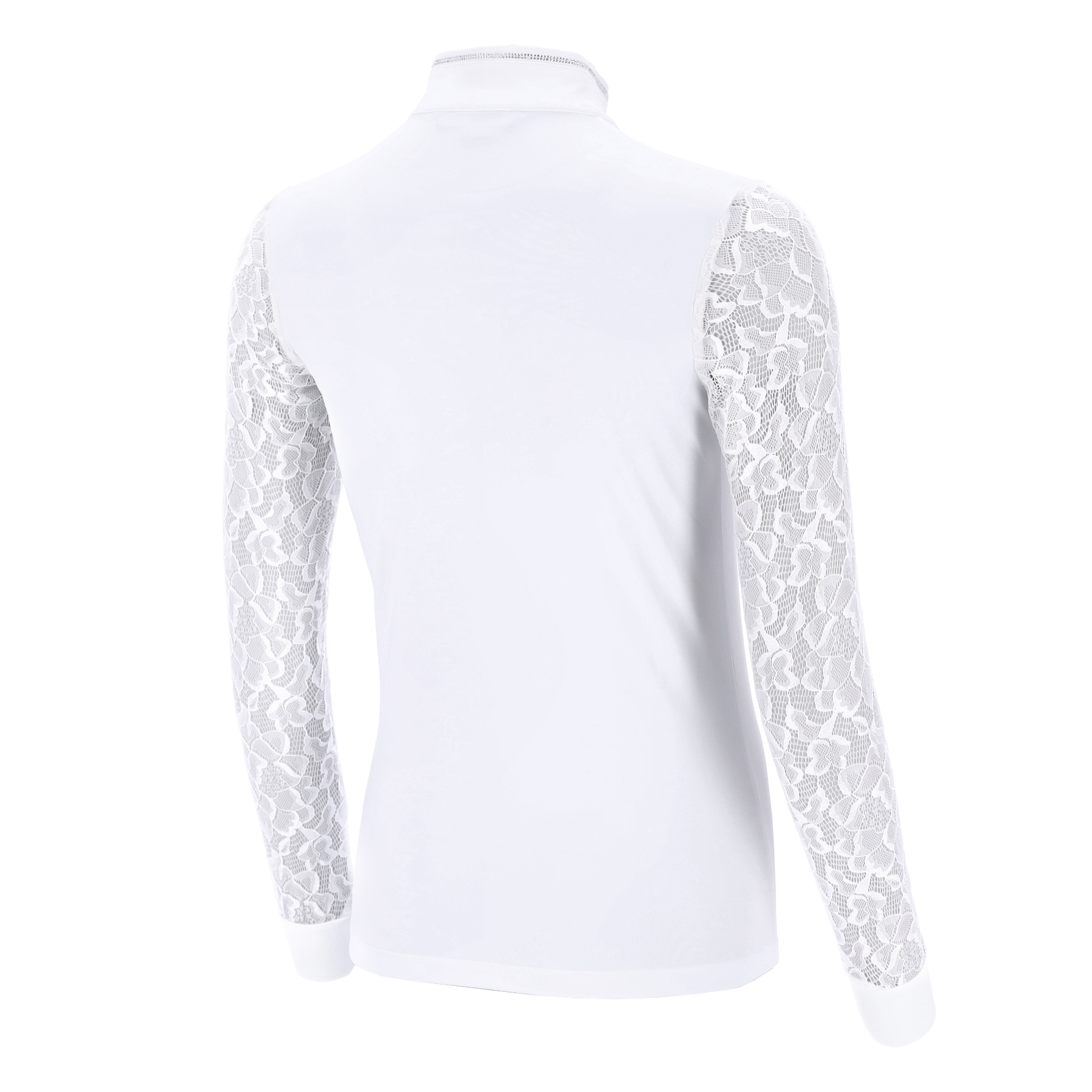 Schockemohle SPAlicia Style Ladies Long Sleeve Competition Shirt, White