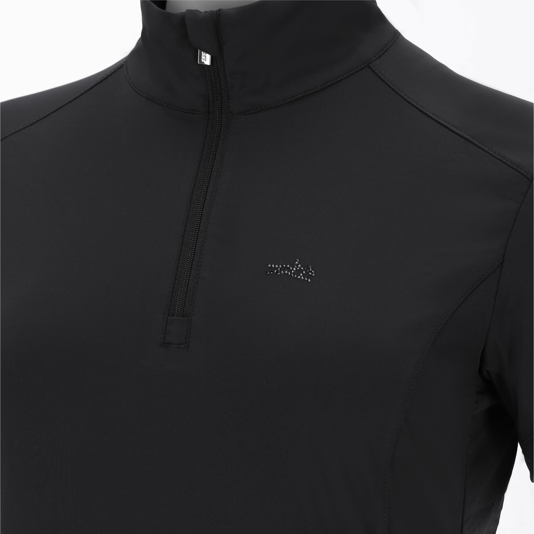 Schockemohle SPAmara Style Ladies Short Sleeve Training Shirt, Dark Gray