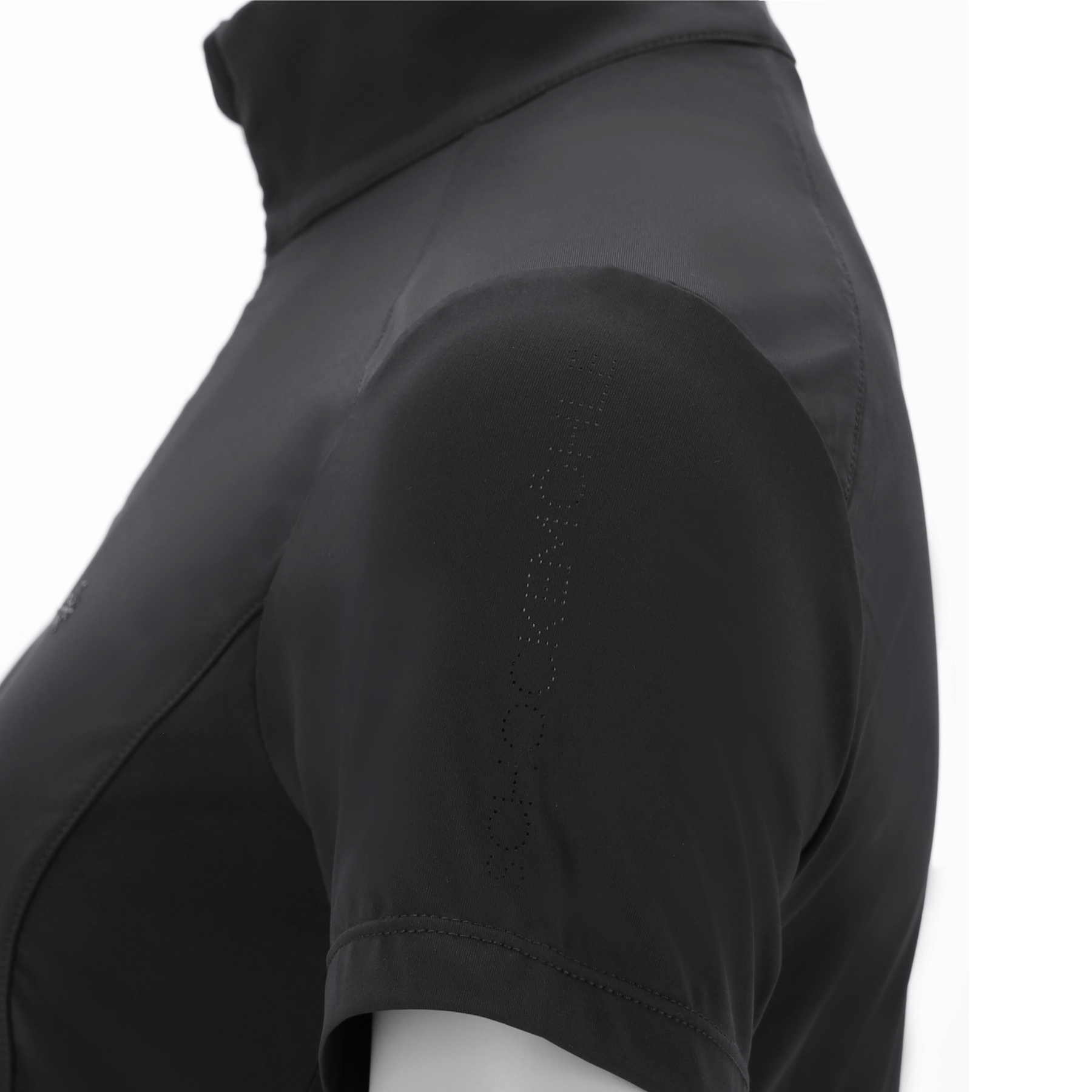 Schockemohle SPAmara Style Ladies Short Sleeve Training Shirt, Dark Gray