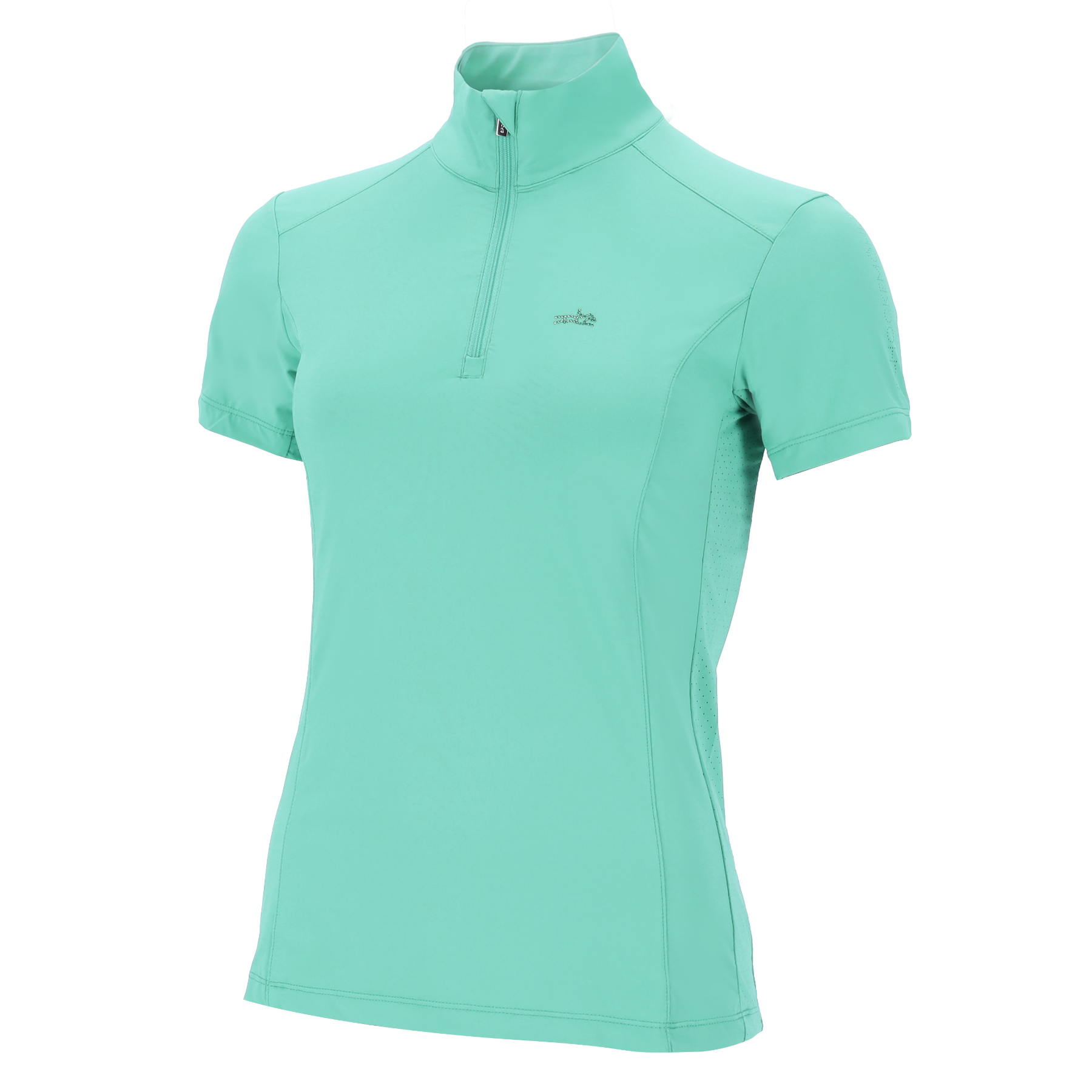 Schockemohle SPAmara Style Ladies Short Sleeve Training Shirt, Sea Green