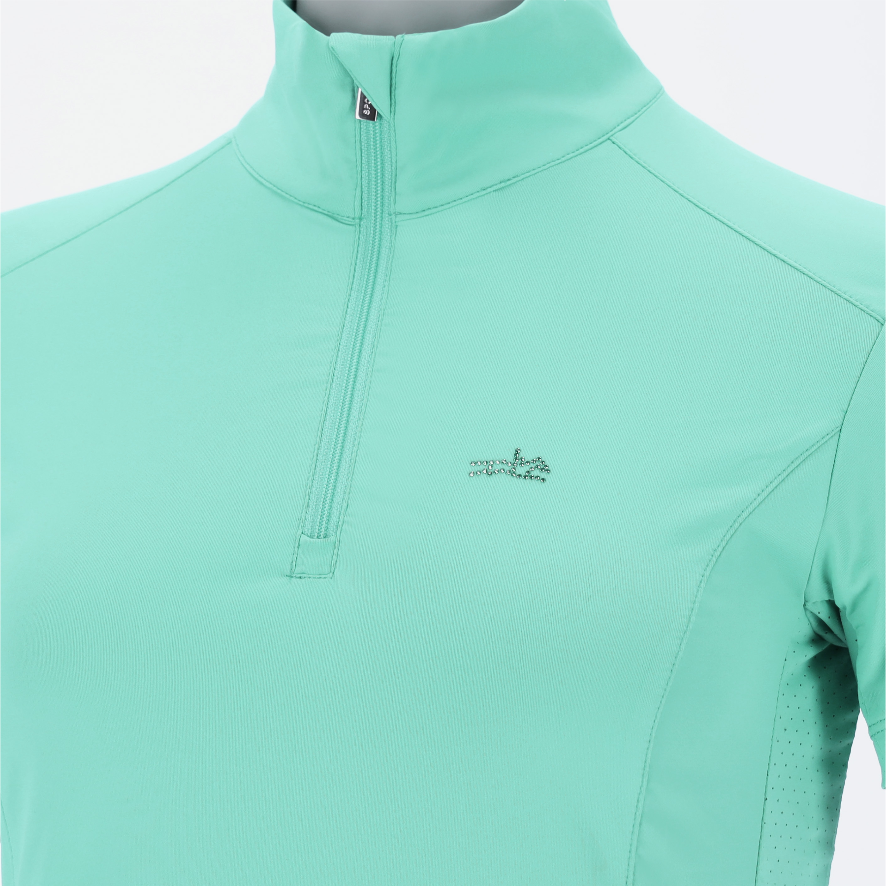 Schockemohle SPAmara Style Ladies Short Sleeve Training Shirt, Sea Green