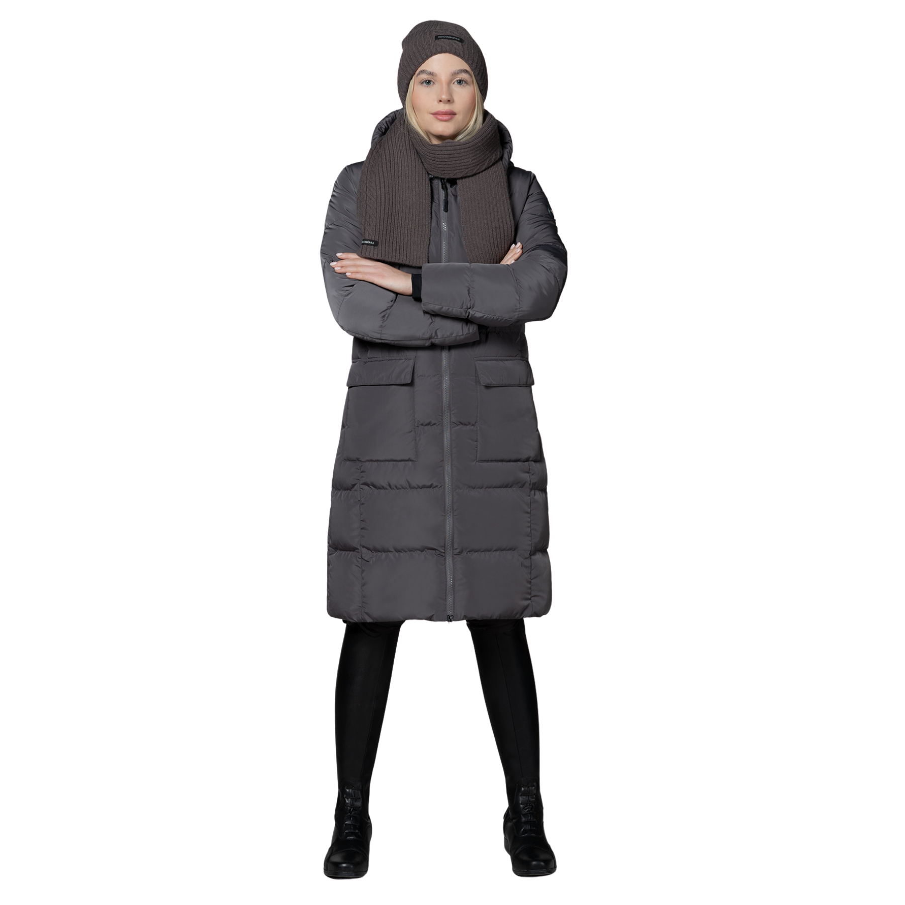 Schockemohle SPKlara Style Ladies Long Coat, Dusty Chocolate