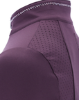 Schockemohle SPPeppa Ladies Long Sleeve 1/2 Zip Training Shirt, Deep Mauve
