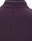 Schockemohle SPPeppa Ladies Long Sleeve 1/2 Zip Training Shirt, Deep Mauve