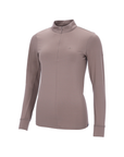 Schockemohle SPPeppa Ladies Long Sleeve 1/2 Zip Training Shirt, Hazel