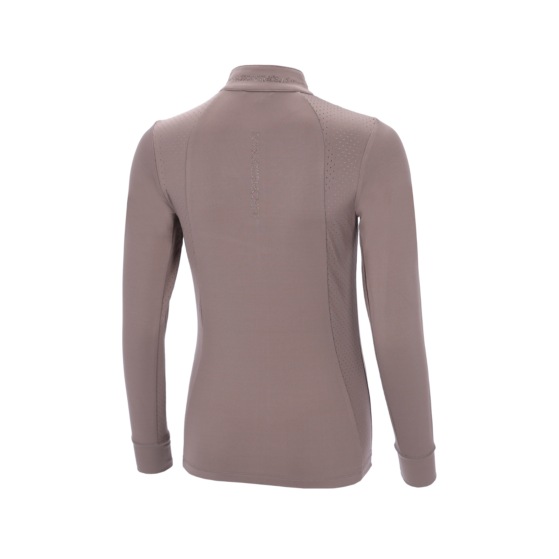 Schockemohle SPPeppa Ladies Long Sleeve 1/2 Zip Training Shirt, Hazel