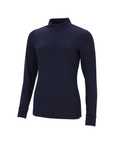 Schockemohle SPPeppa Ladies Long Sleeve 1/2 Zip Training Shirt, Navy