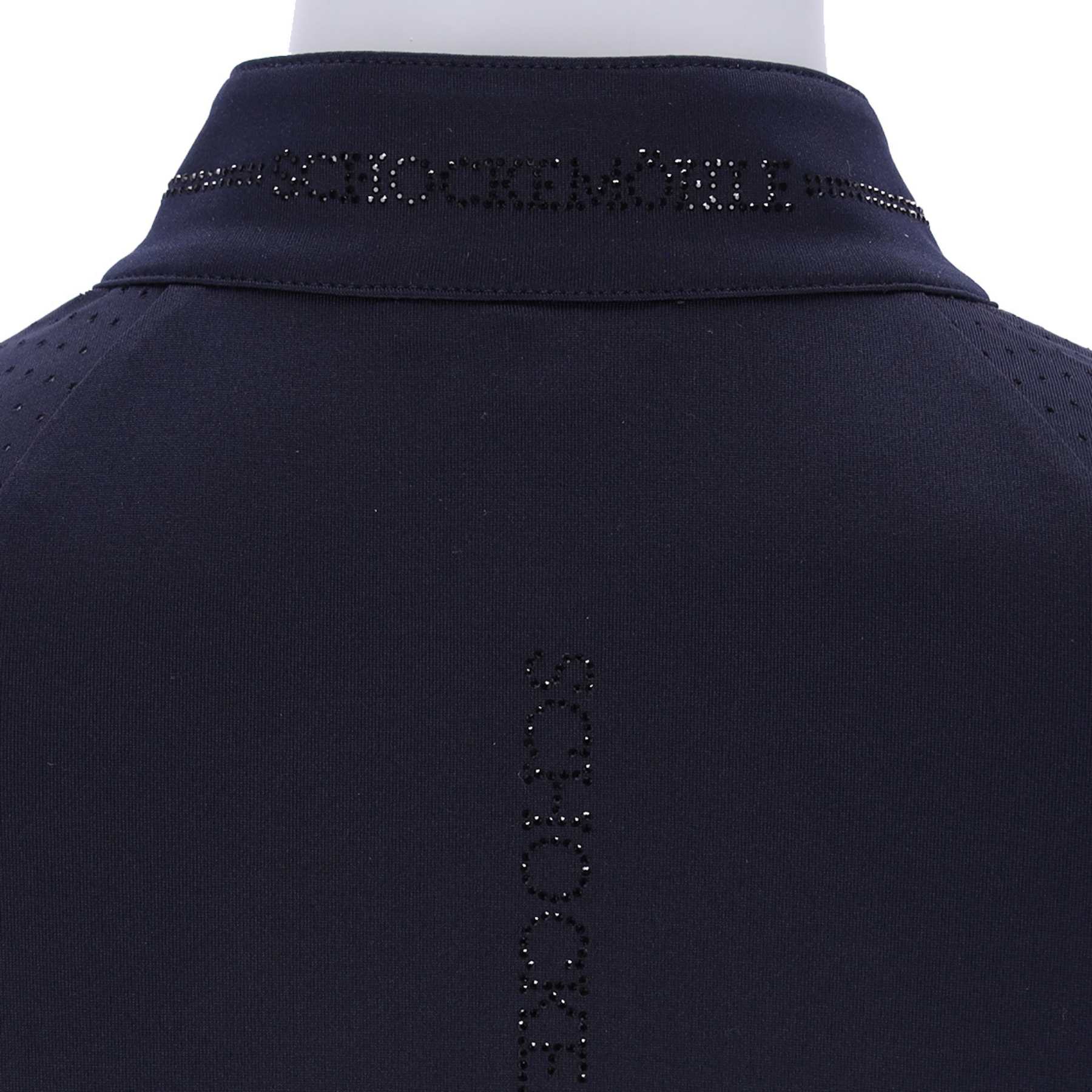 Schockemohle SPPeppa Ladies Long Sleeve 1/2 Zip Training Shirt, Navy