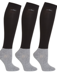 Schockemohle Show Socks, 3 Pack Black
