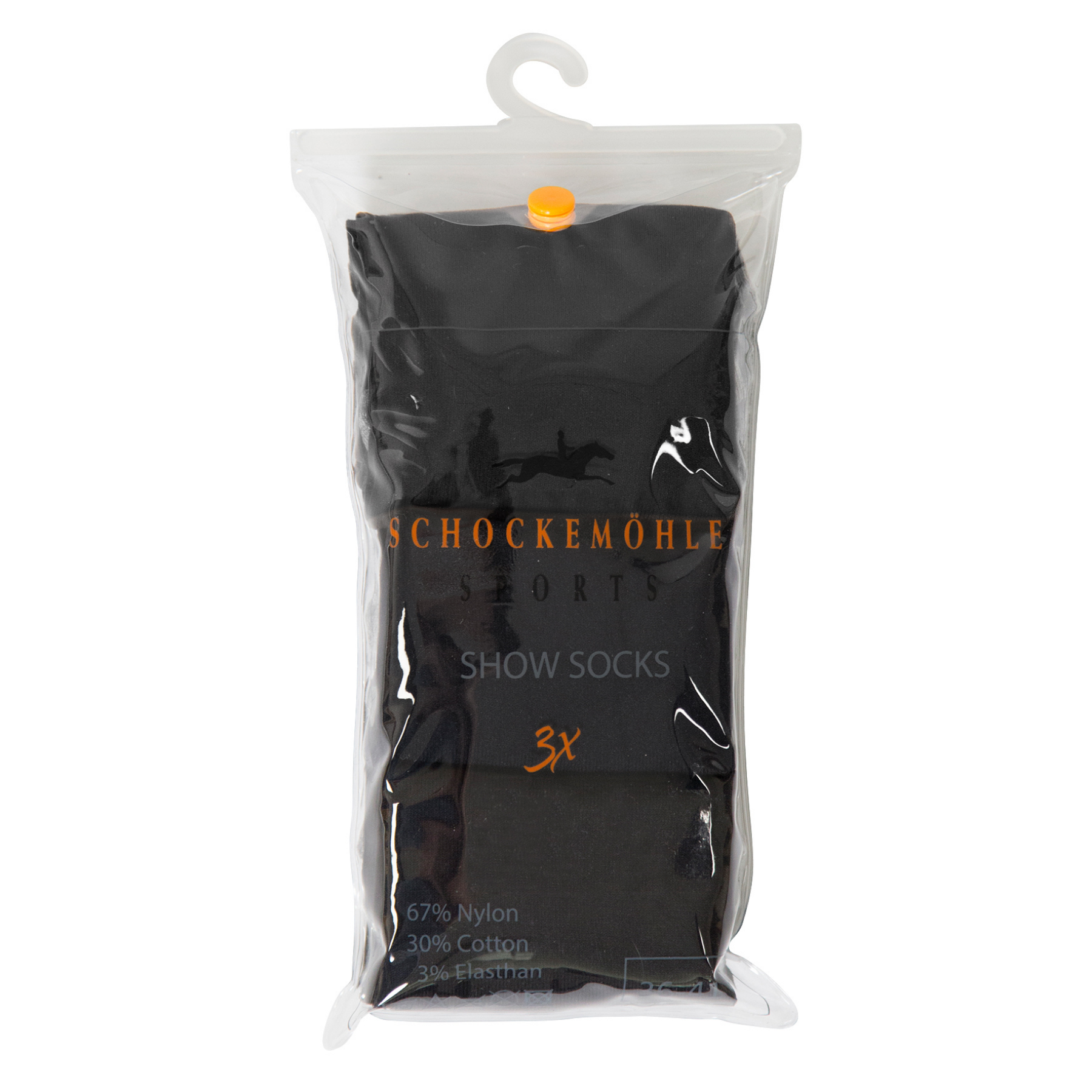 Schockemohle Show Socks, 3 Pack Black