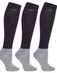 Schockemohle Show Socks, 3 Pack Navy