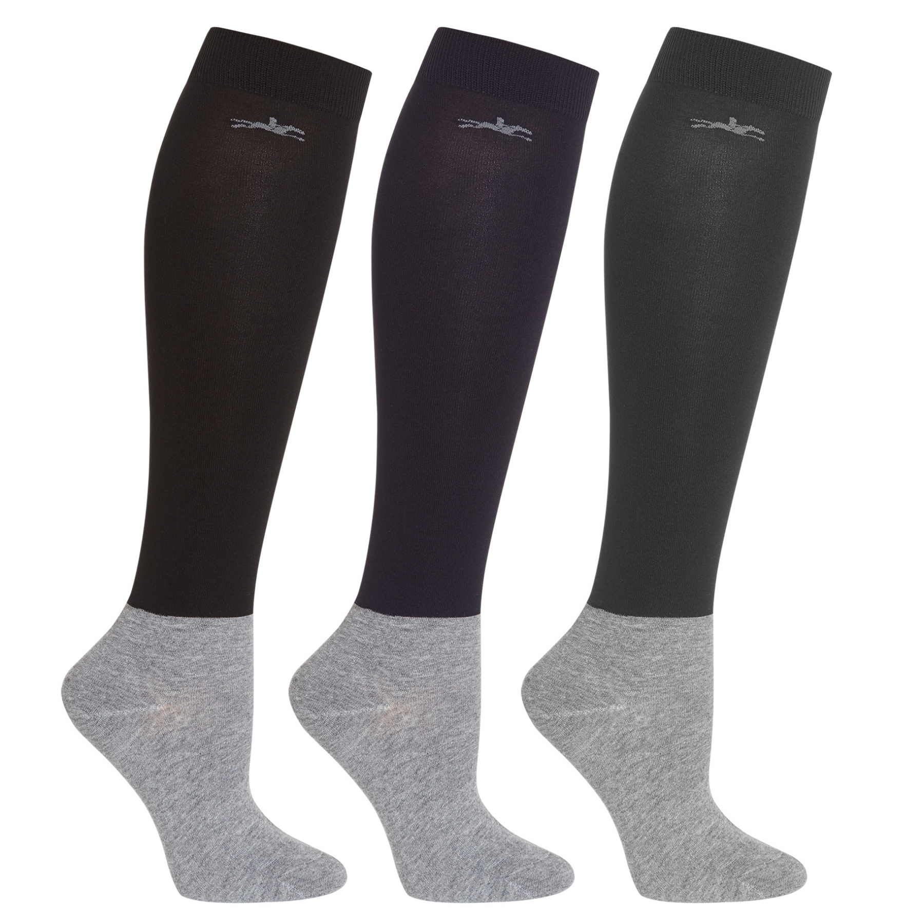 Schockemohle Show Socks,Navy/Black/Gray
