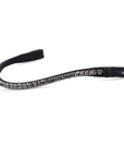 Schockemohle Siena Snap On Browband, Black/Grey