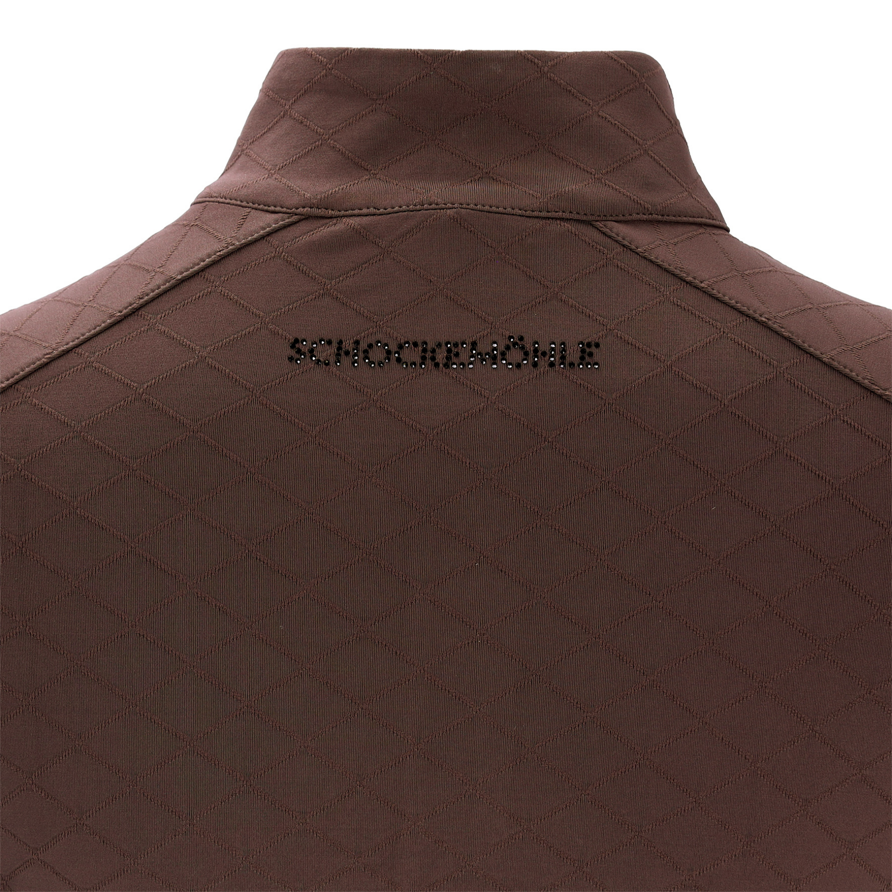 Schockemohle SpDaria Ladies Long Sleeve 1/4 Zip Training Shirt, Mocca