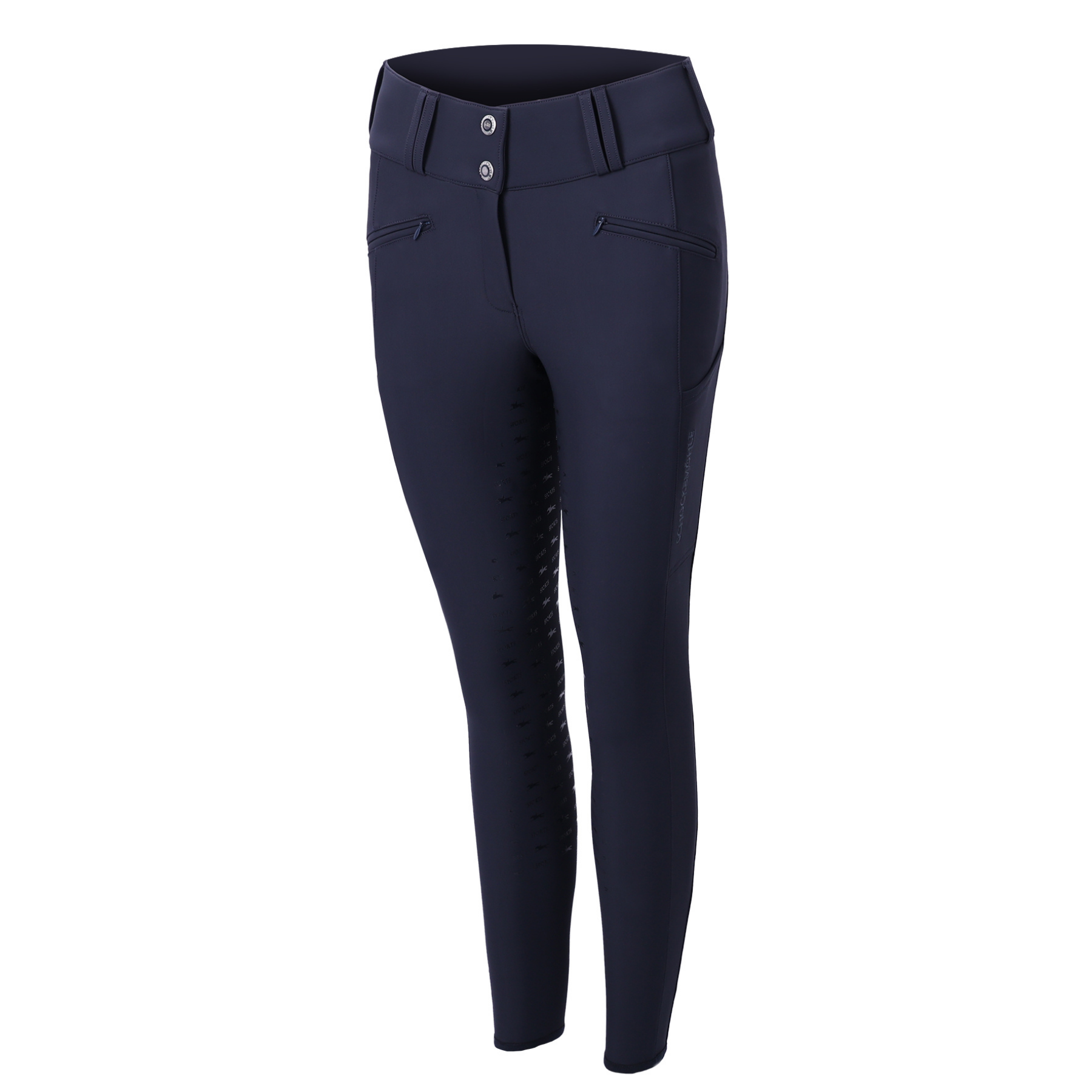 Schockemohle SpGrace Ladies Full Grip Winter Breeches, Dark Navy