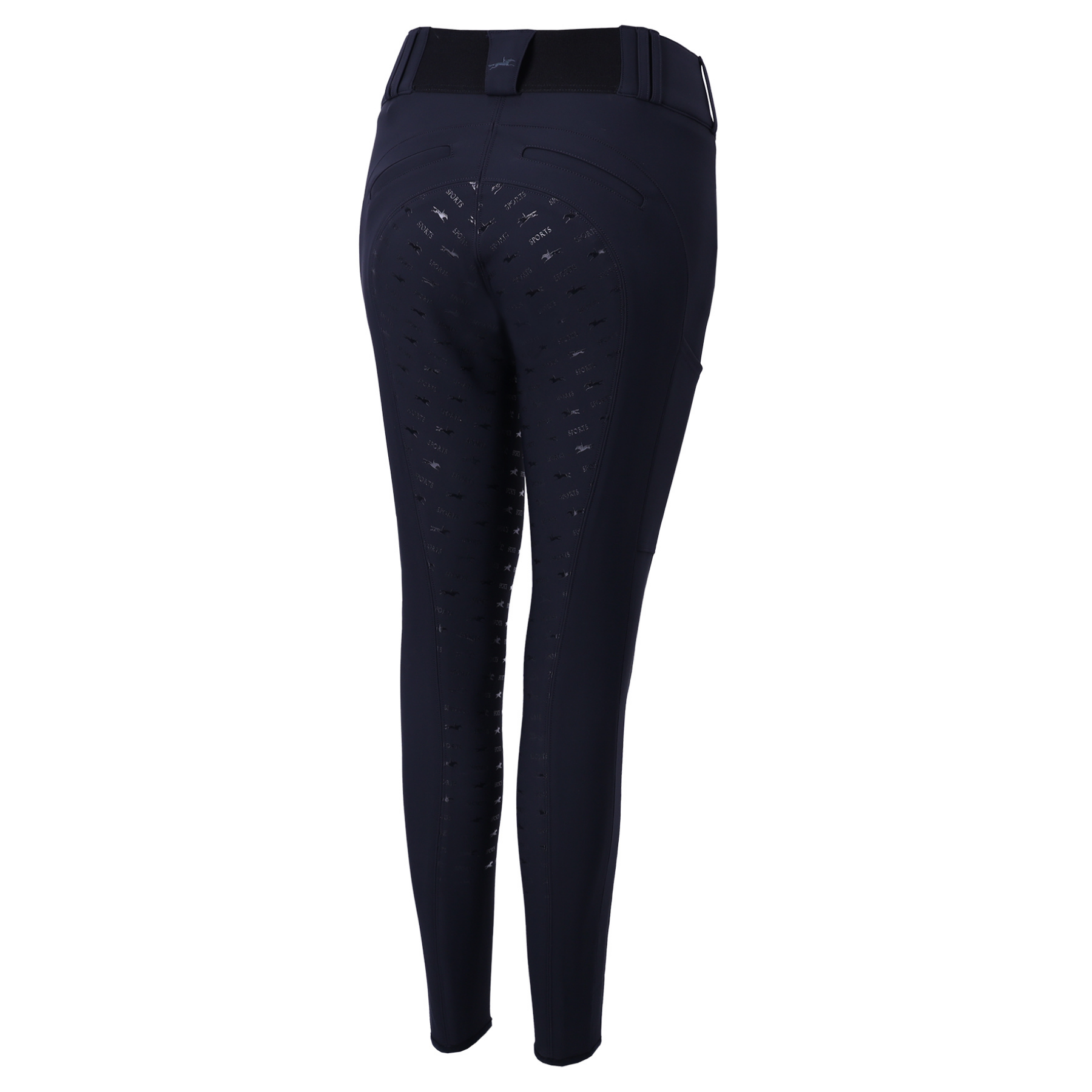 Schockemohle SpGrace Ladies Full Grip Winter Breeches, Dark Navy