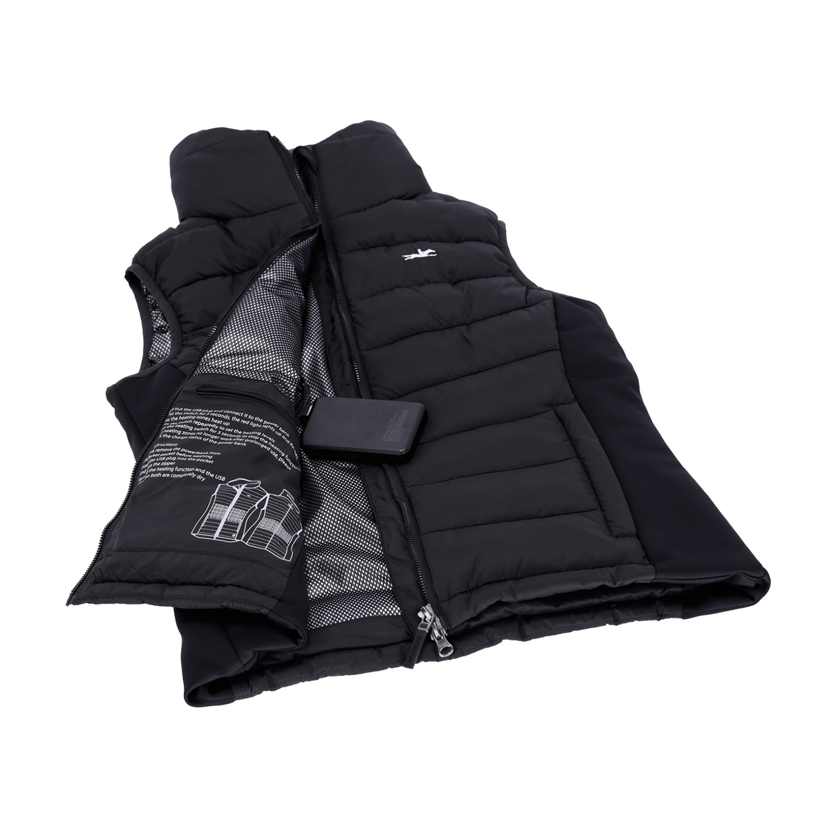 Schockemohle SpMona Ladies Heated Vest, Black