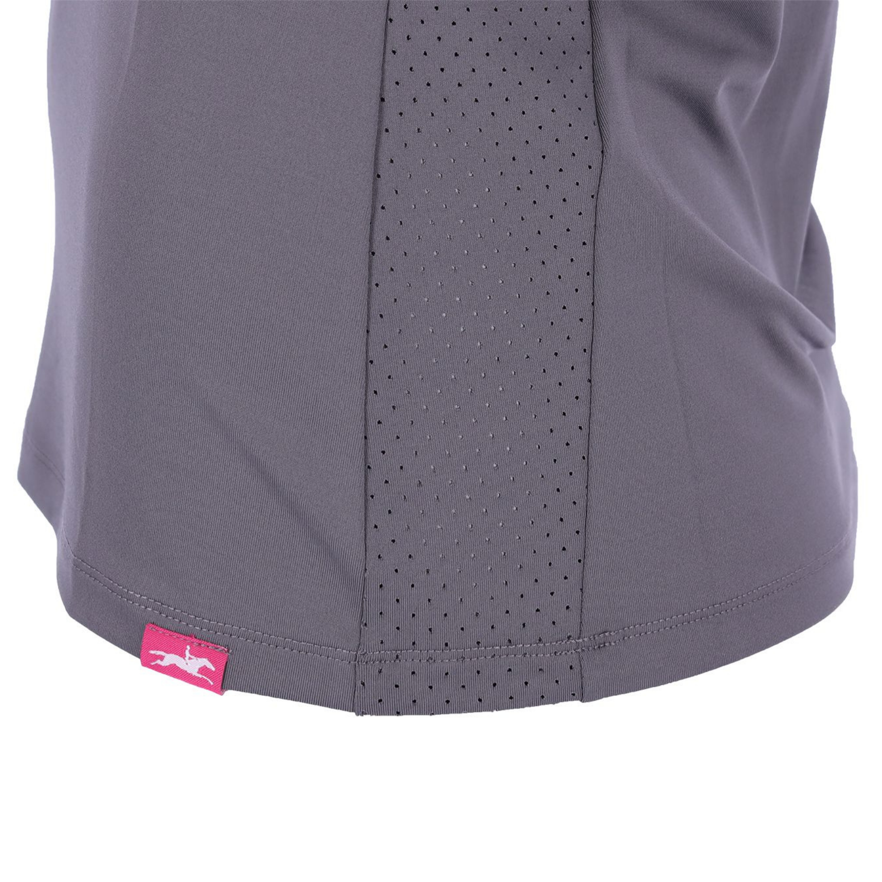Schockemohle Summer Page Style Ladies Short Sleeve Training Shirt, Slate Grey
