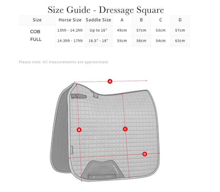 LeMieux Loire Classic Dressage Saddle Pad, Fig