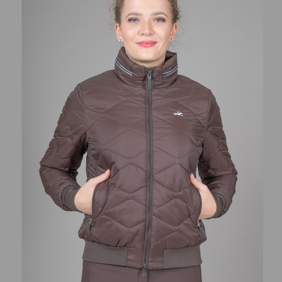 Schockemohle SpJanet Style Ladies Lightweight Jacket, Mocca