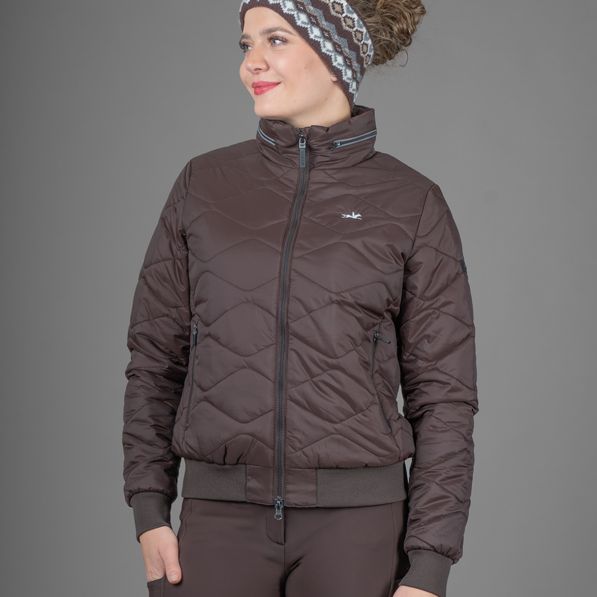 Schockemohle SpJanet Style Ladies Lightweight Jacket, Mocca