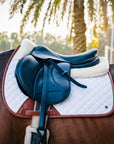 Sixteen Cypress Jumper Pad, White & Cognac