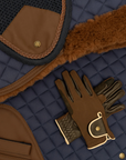 Sixteen Cypress Classic Riding Gloves, Tobacco