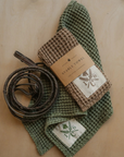 Sixteen Cypress Cotton Waffle Stable Towel, Pine