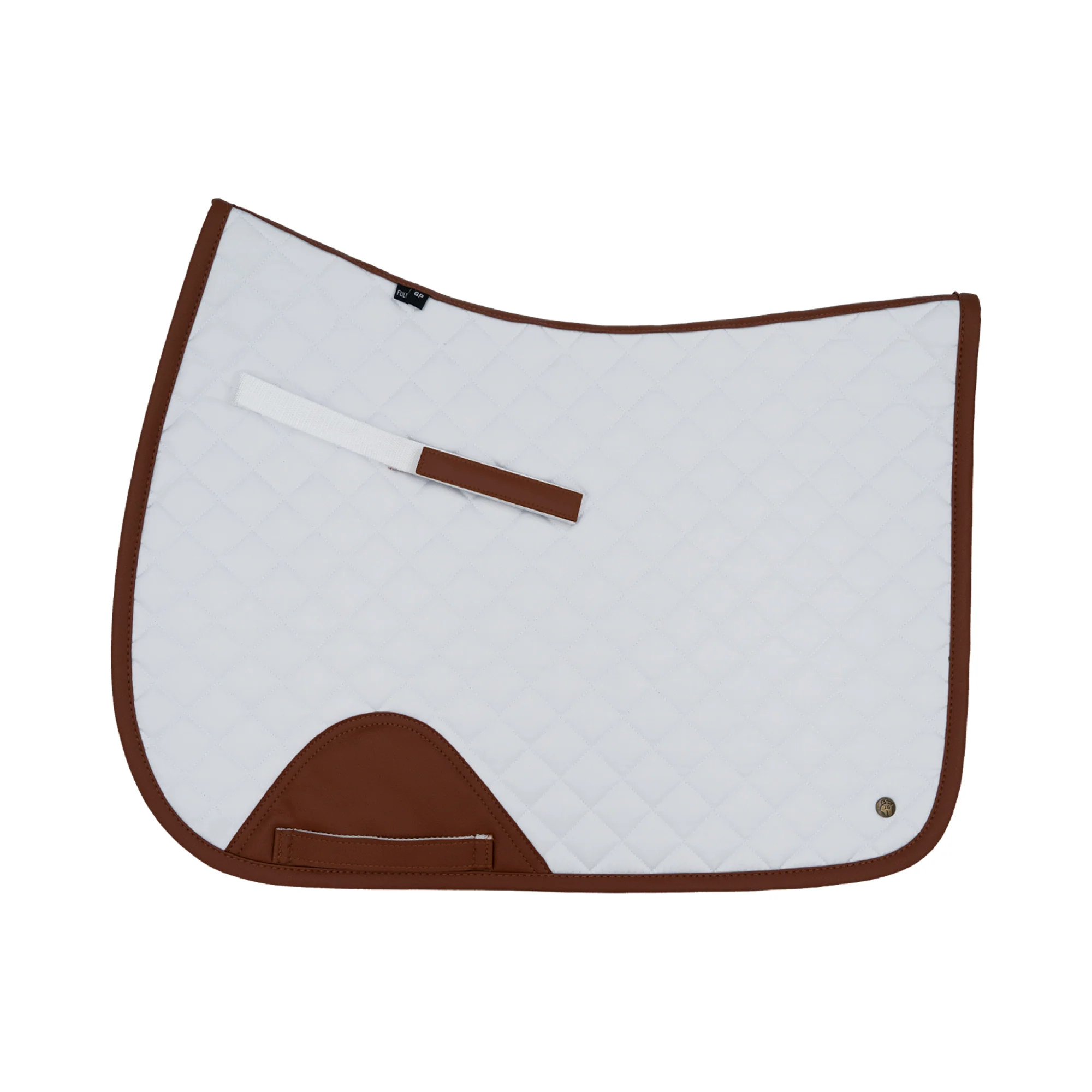 Sixteen Cypress Jump Pad, White &amp; Cognac