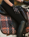 Sixteen Cypress Riding Gloves, Tobacco Field Plaid