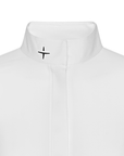 Trolle Ladies Half Placket Long Sleeve Competition Shirt, White
