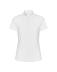 Trolle Ladies Half Placket Short Sleeve Competition Shirt, White