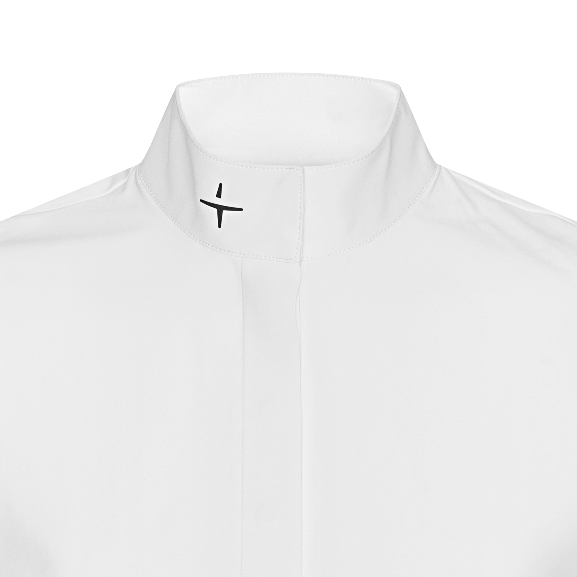 Trolle Ladies Half Placket Short Sleeve Competition Shirt, White
