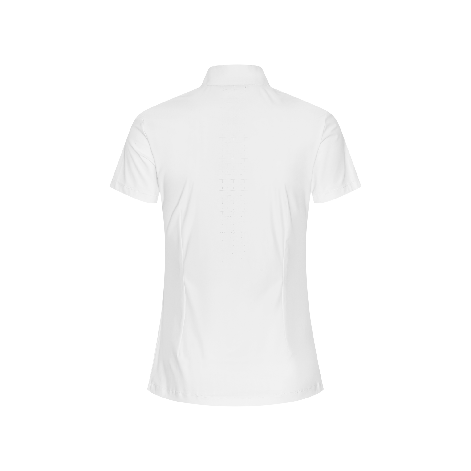 Trolle Ladies Half Placket Short Sleeve Competition Shirt, White