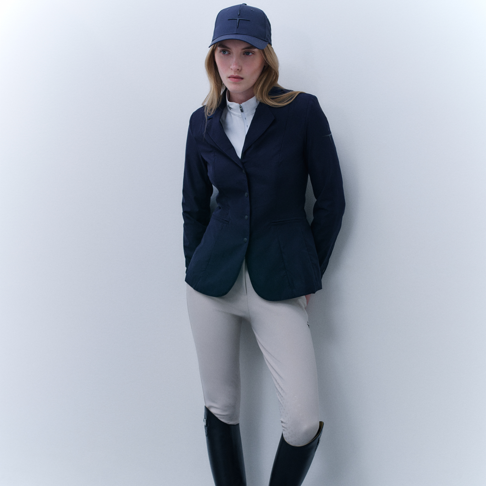 Trolle Ladies Light Tech Class Riding Jacket, Navy